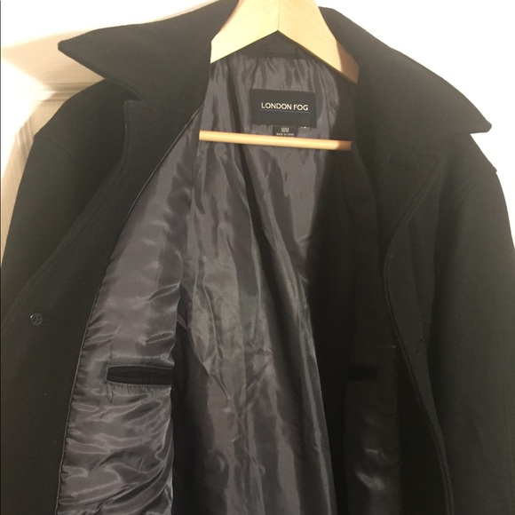 London Fog size M black coat - Picture 6 of 7